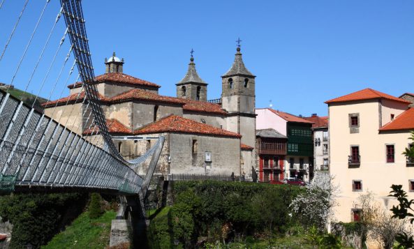 Basílica de Santa María Magdalena, en Cangas del Narcea. Foto: Ayuntamiento de Cangas del Narcea