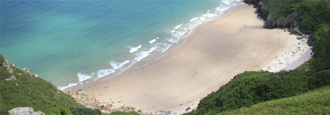 Playas de arena blanca de Asturias